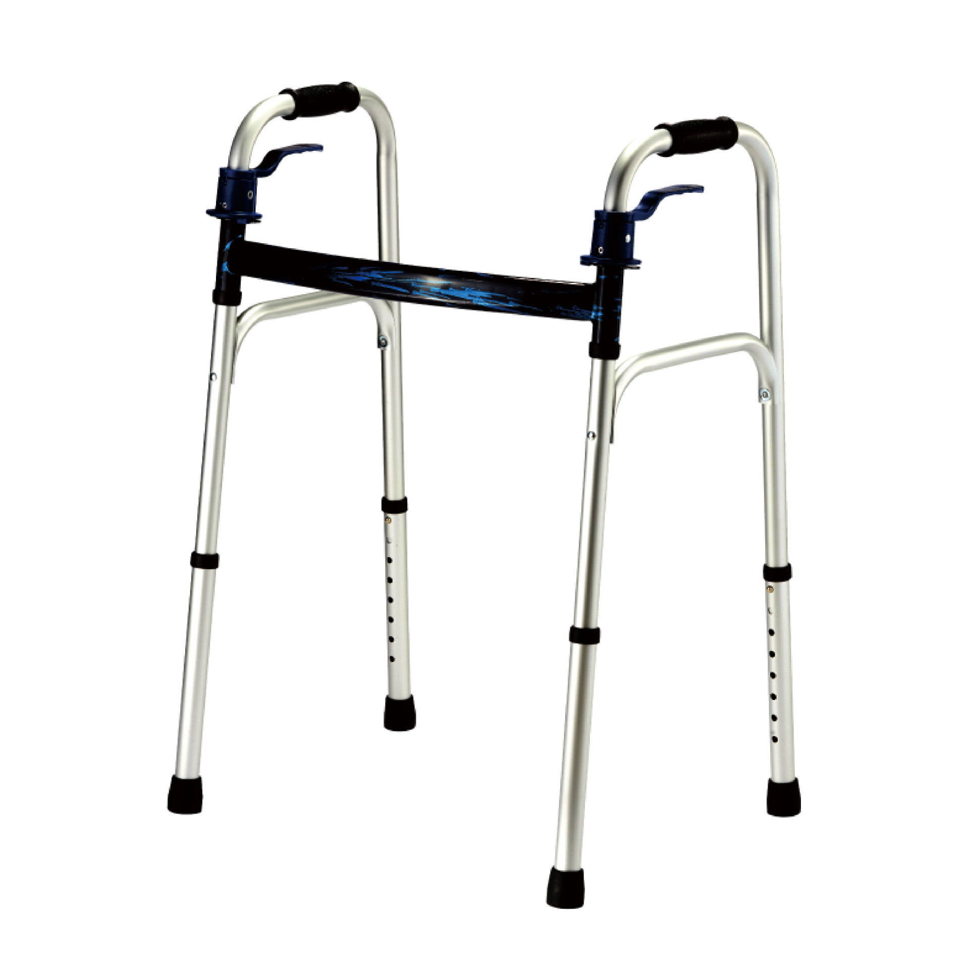 YM-C27 Children's Pull-Up Folding Aluminum Two-Wheeled Walker