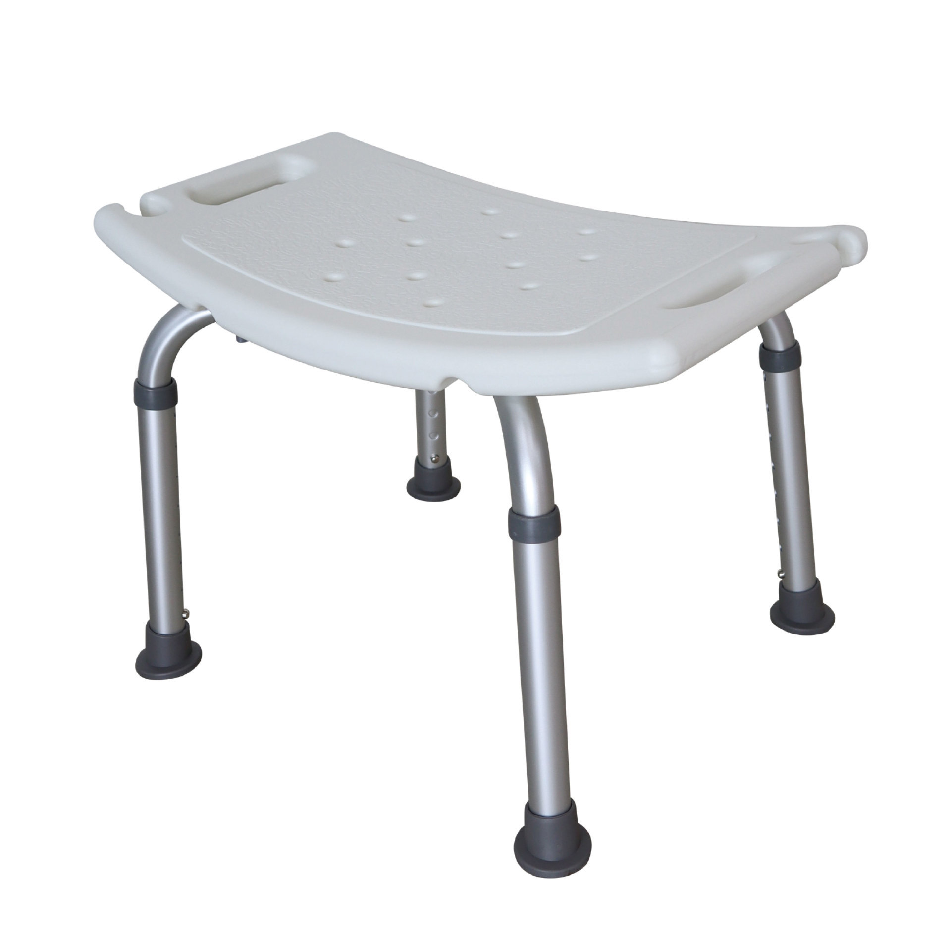 SB102H Curved Aluminum Shower Chair with Hand Shower