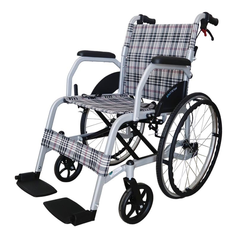 YM-A02 Flat-Tube Aluminum Wheelchair