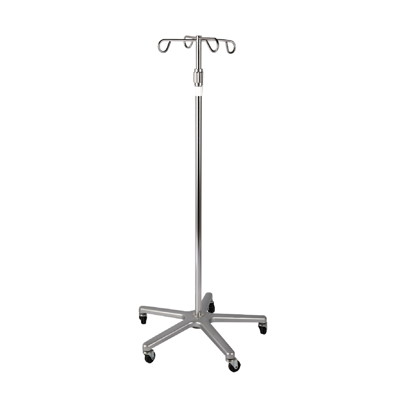 YM-H05 five-claw aluminum base intravenous stand