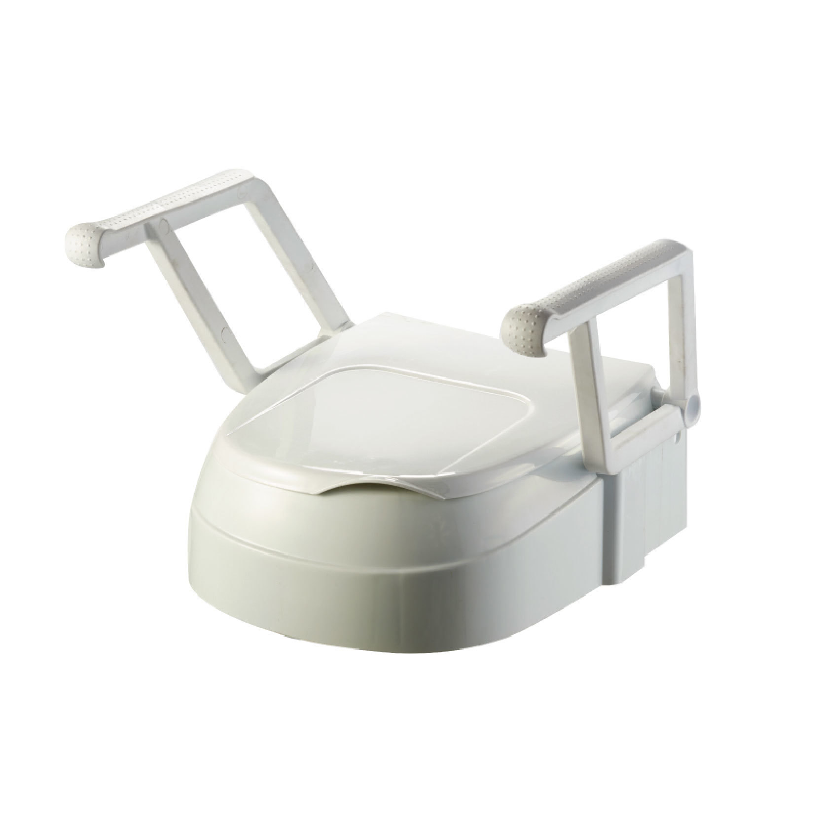 YM-G27 Rotating Armrest Toilet Riser with Lid
