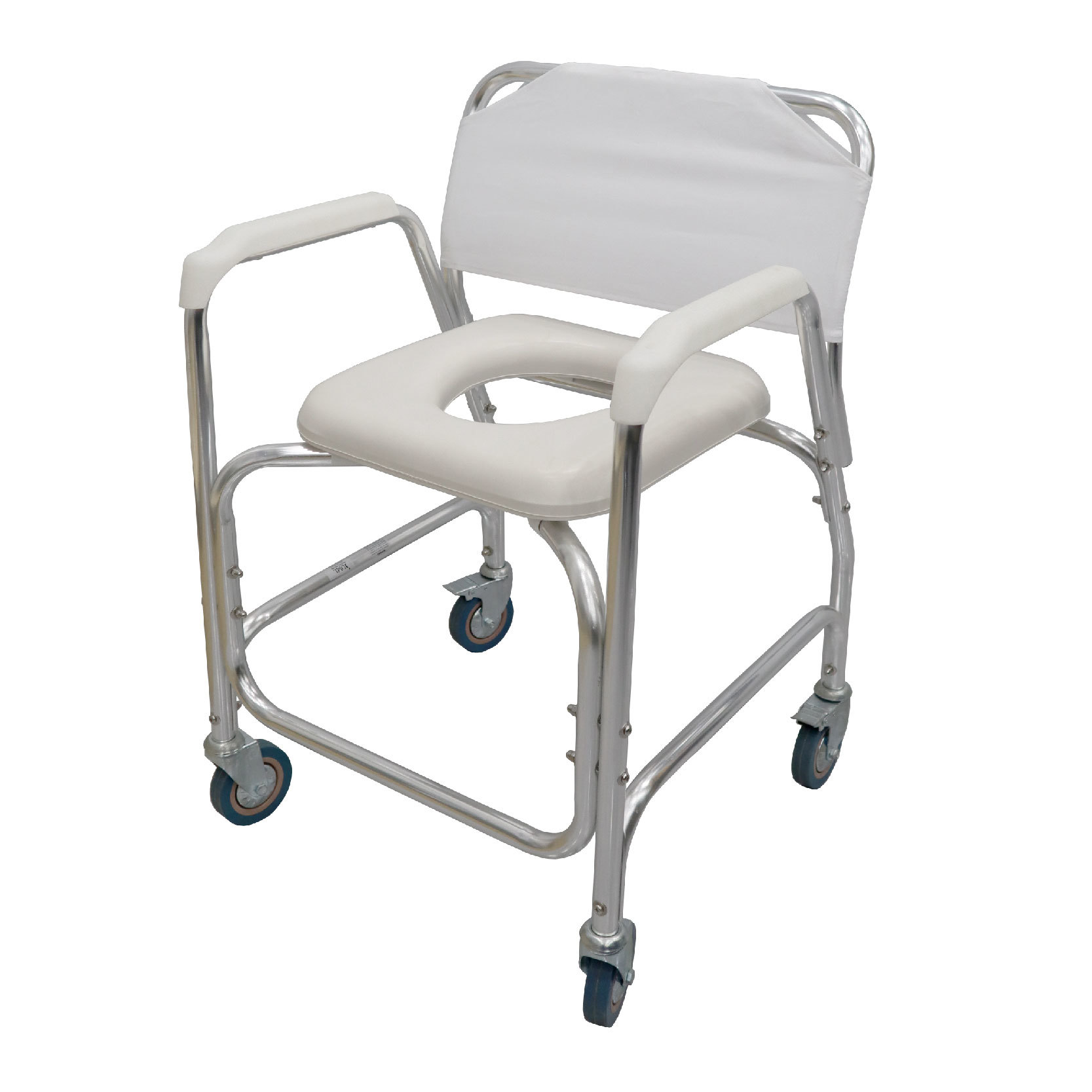 A-CM602-W4 commode chair with wheels