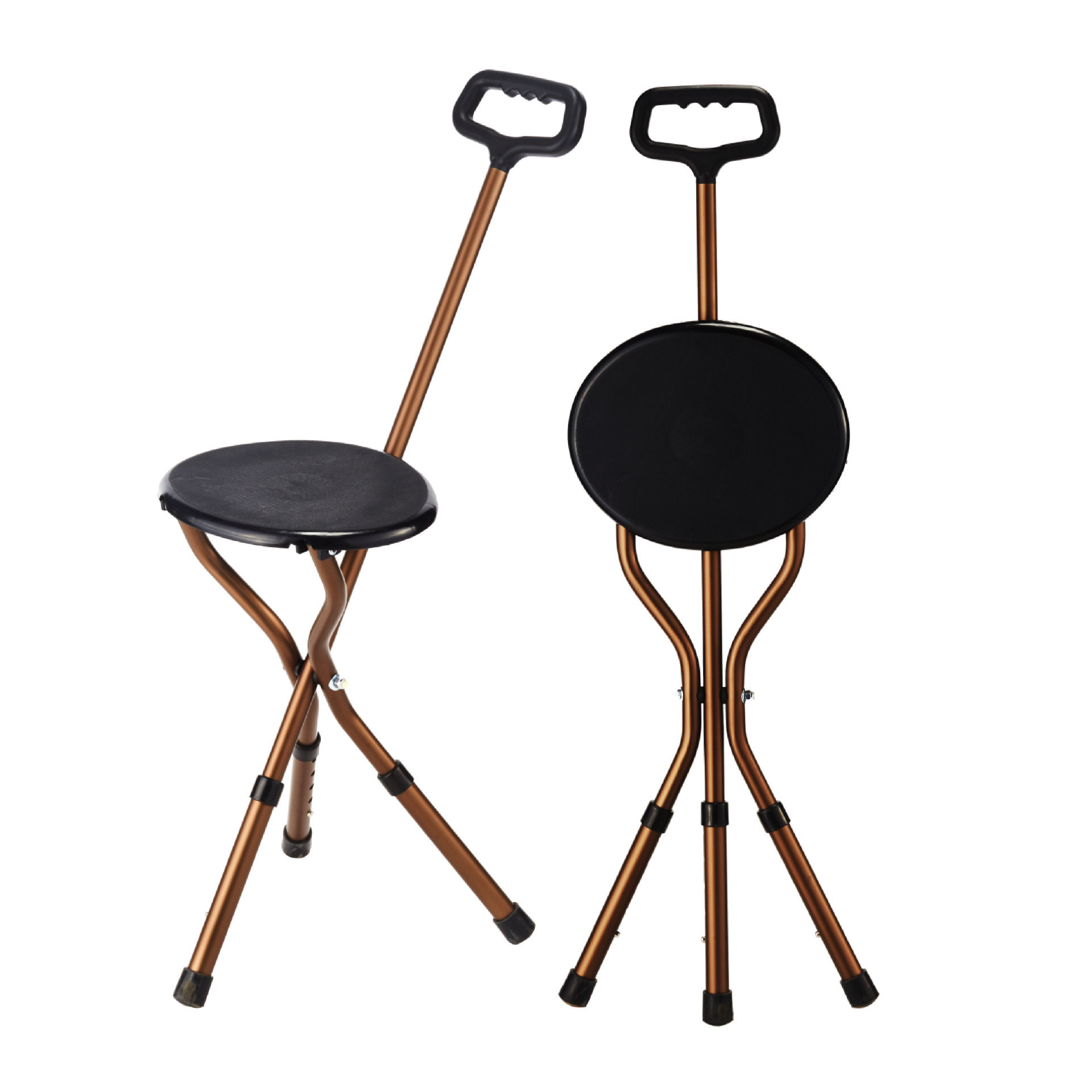 YM-E06 Aluminum Crutch with Seat