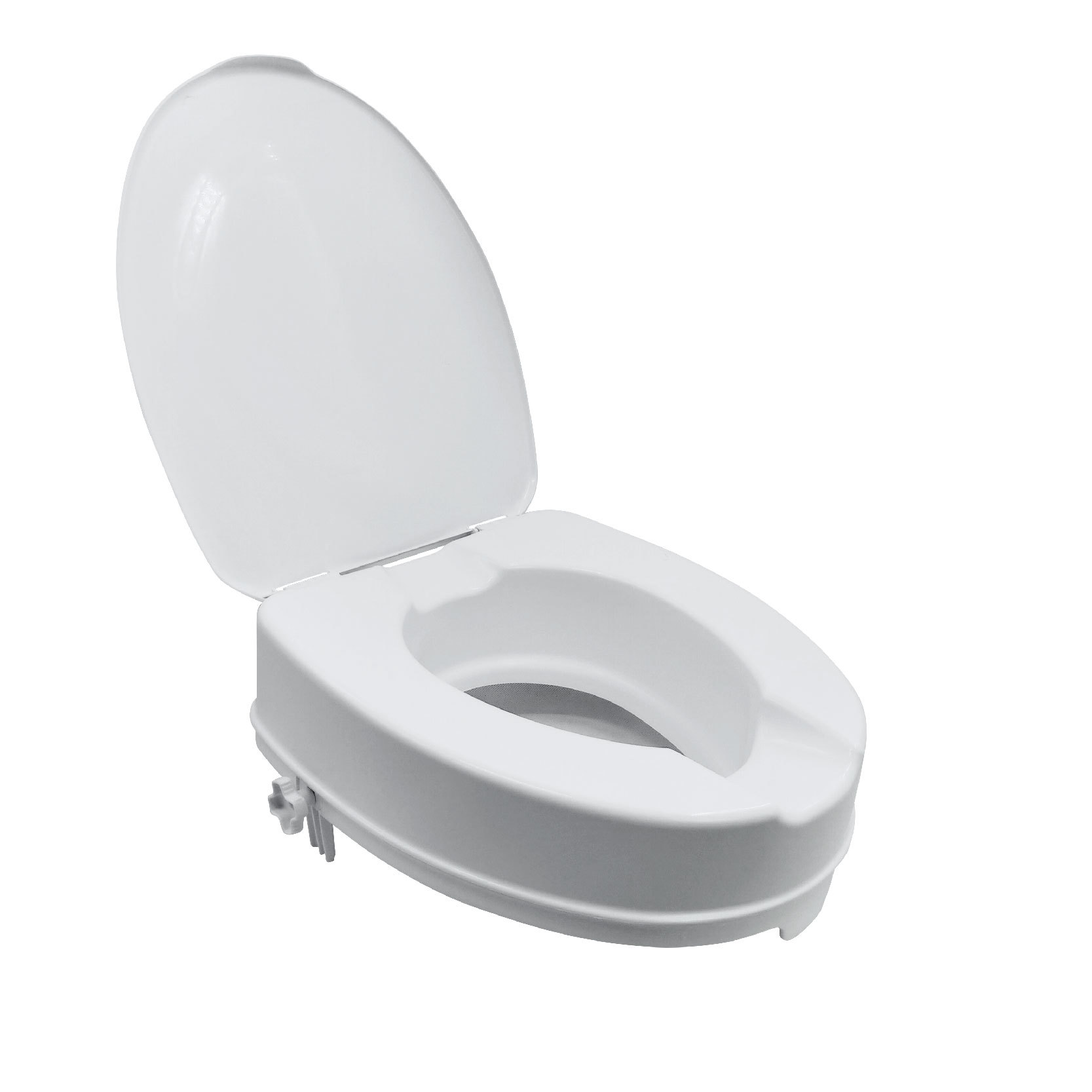 M-G42 4-inch high toilet riser with lid