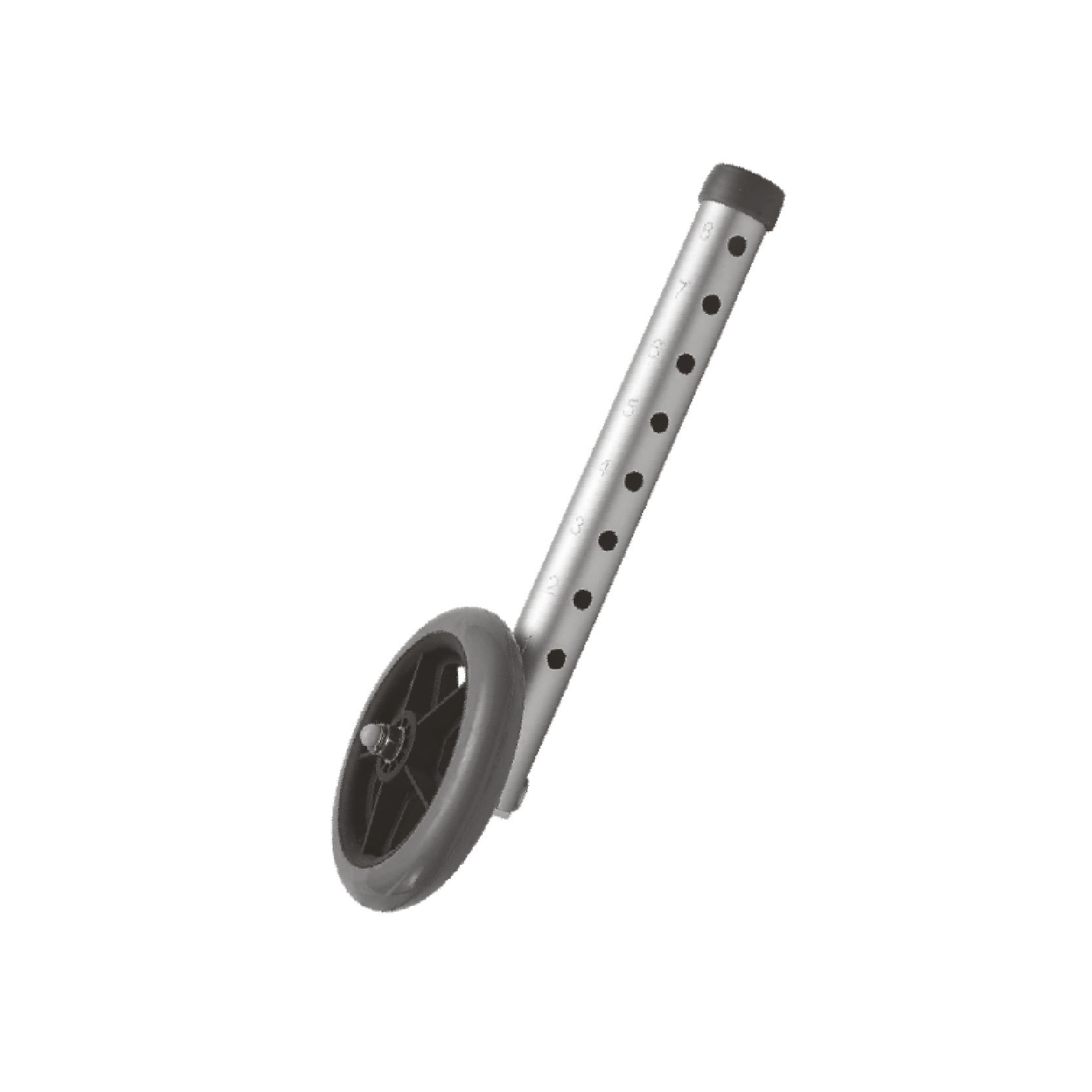 PWK015 Walking Aid with 5” Wheel and Auxiliary Footrest