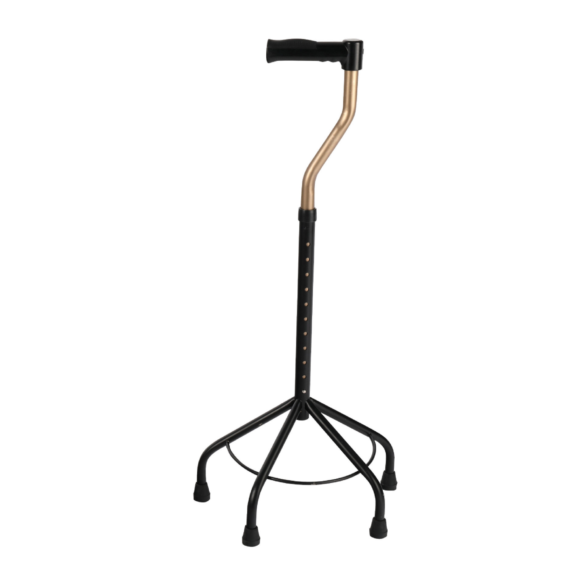 YM-E13 four-legged base plastic handle aluminum cane