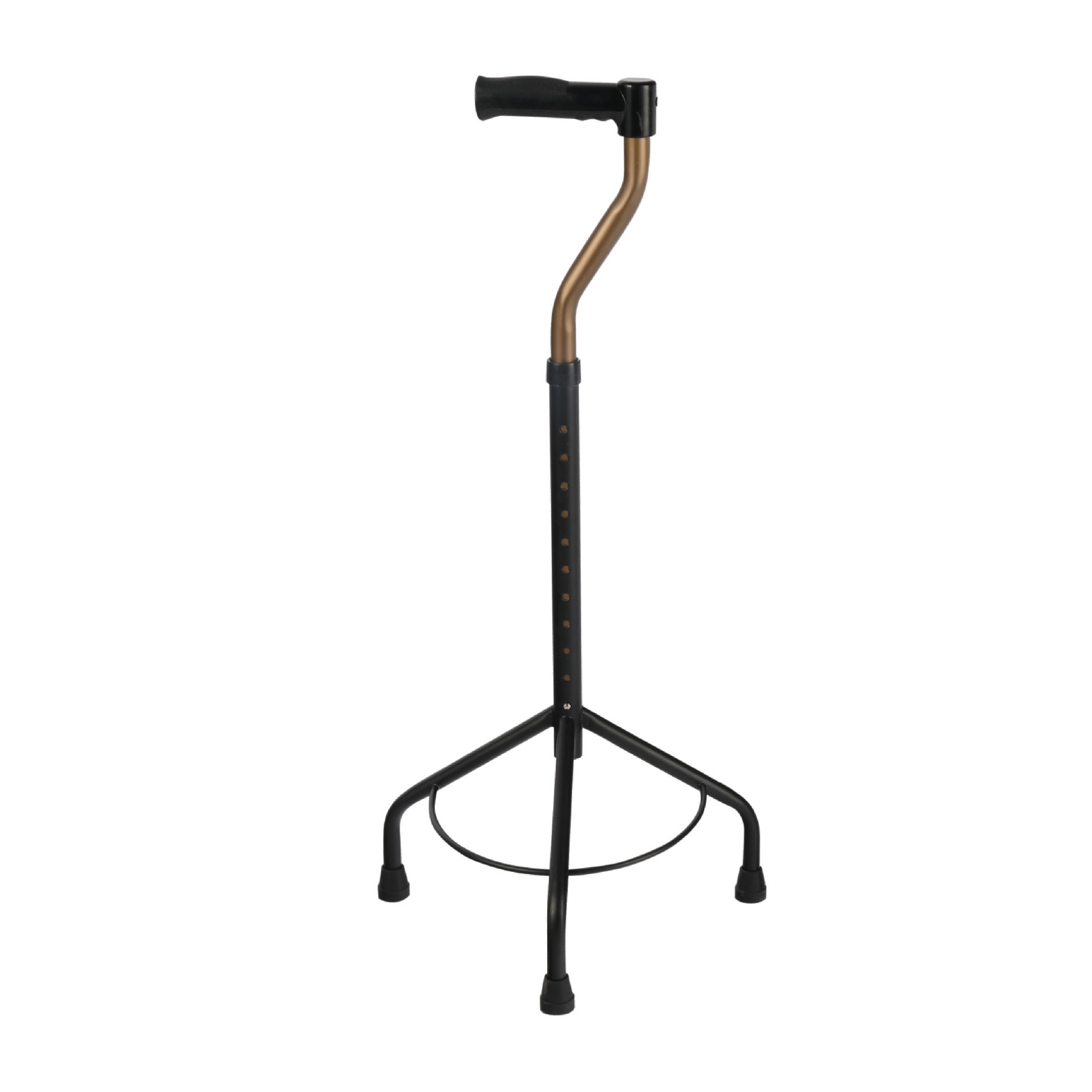 YM-E12 Three-legged base plastic handle aluminum cane