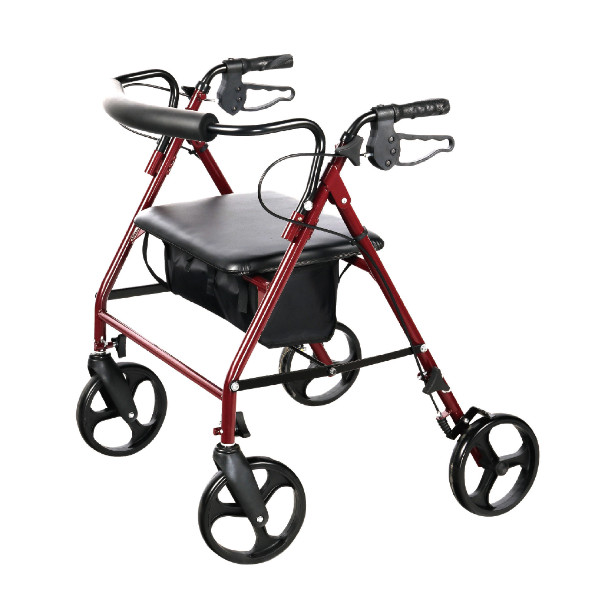 YM-B10 8-inch wheel weighted steel quad walker