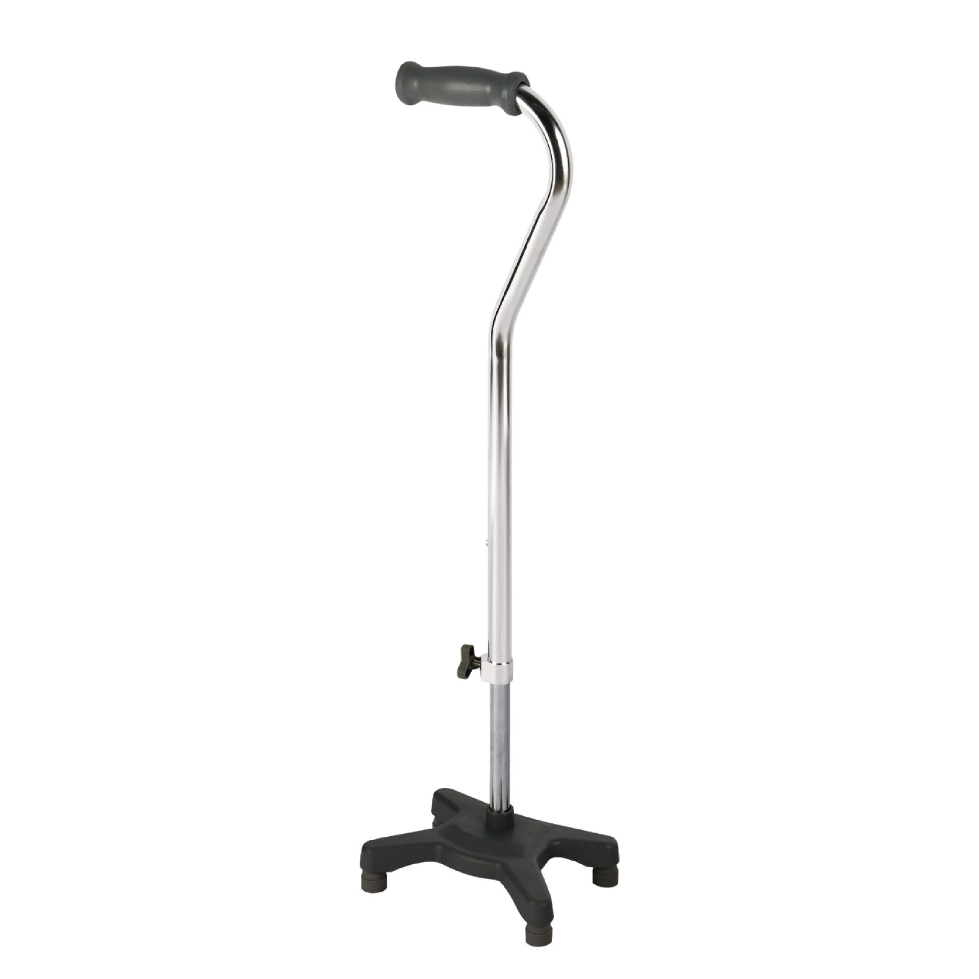 YM-E11 plastic base PVC grip question mark shaped aluminum cane