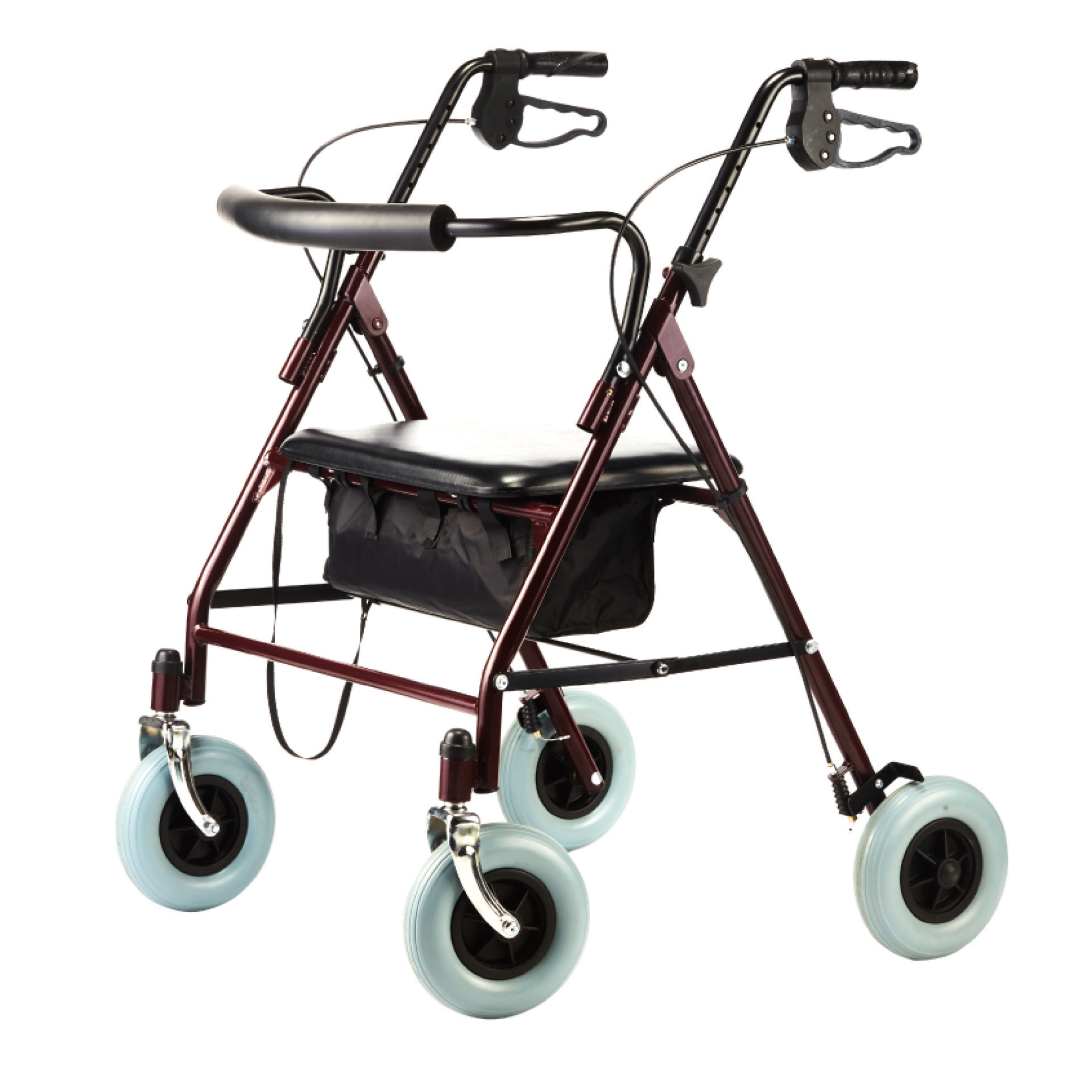 YM-B22 8-inch wheel heavy-duty steel quad walker