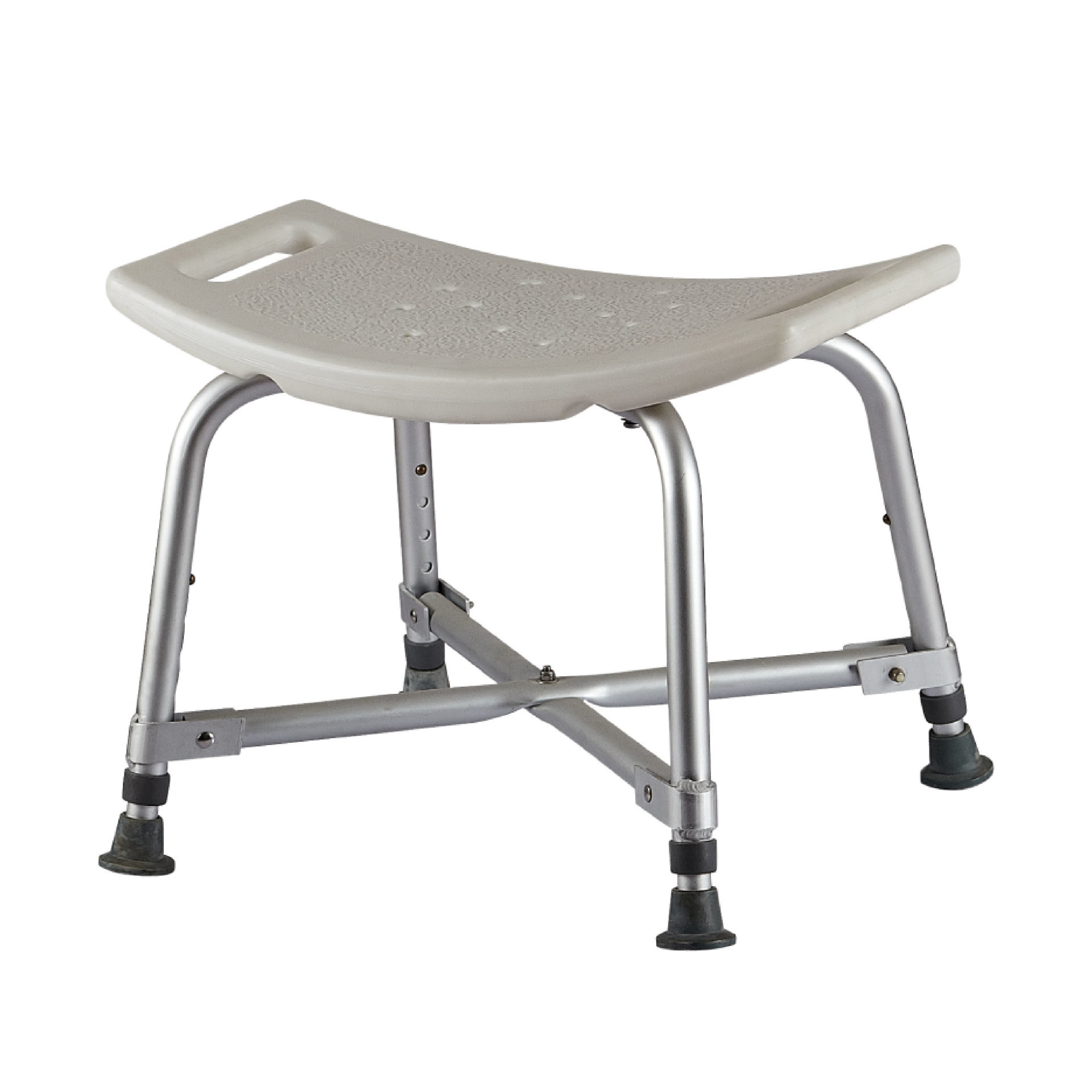 YM-F03 Curved Seat Plate Weighted Aluminum Bath Chair