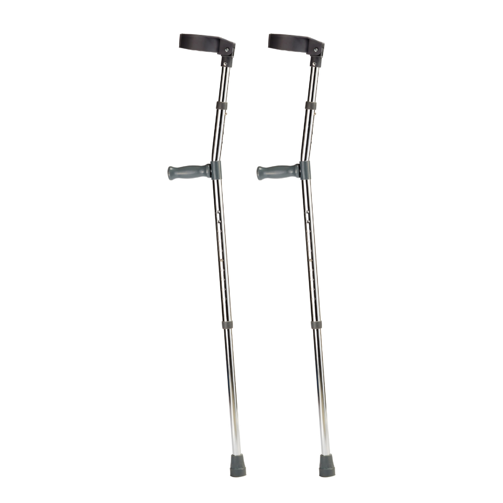 YM-D02 C-type plastic carrying handle aluminum crutch