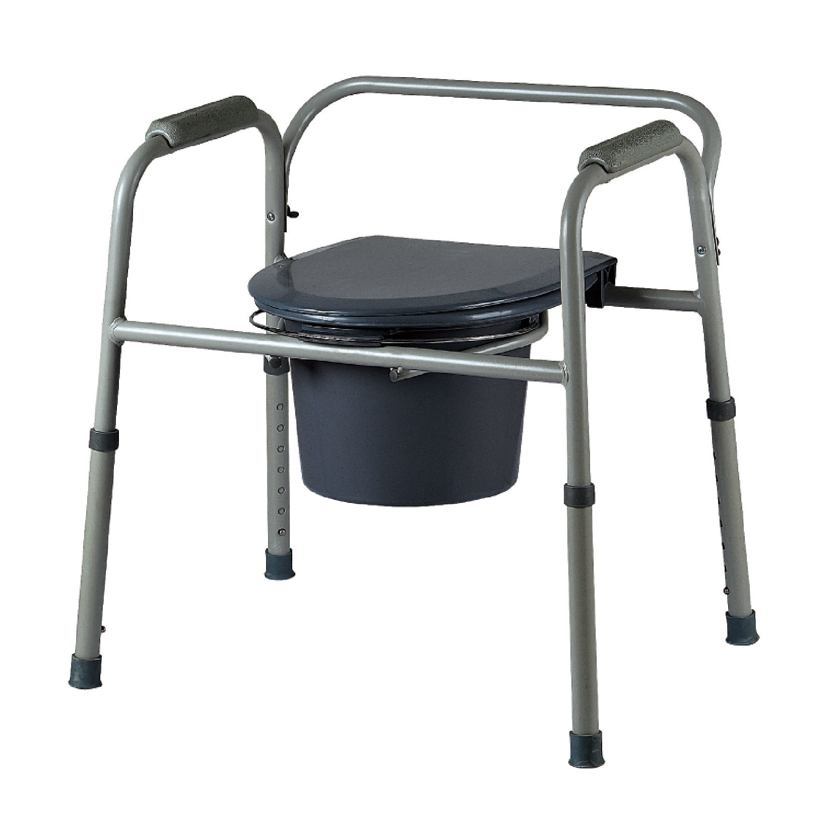 YM-G09 Fixed Steel Pipe Toilet Chair
