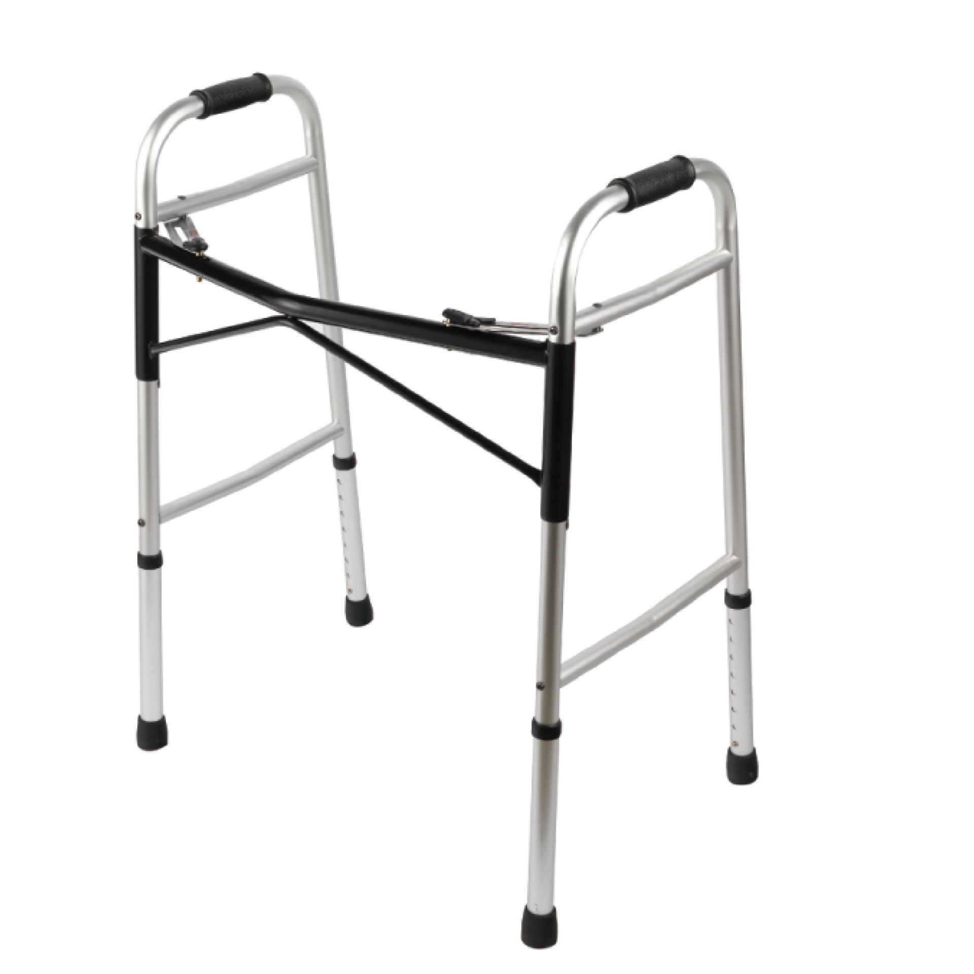 YM-C22 Double-buckle Folding Wide Aluminum Frame Walker