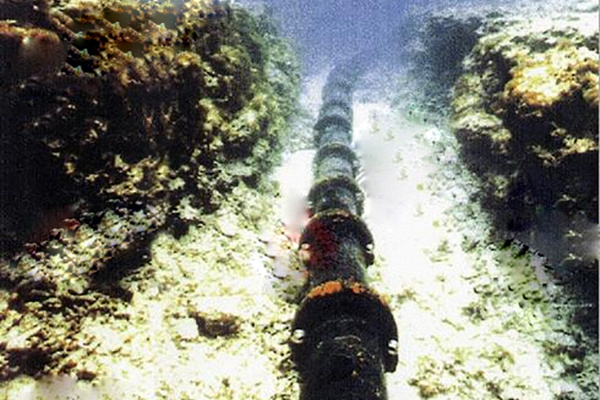 Nodular cast iron submarine cable protection tube