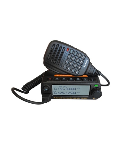 Mini KD-200UV radio mobile à deux bandes