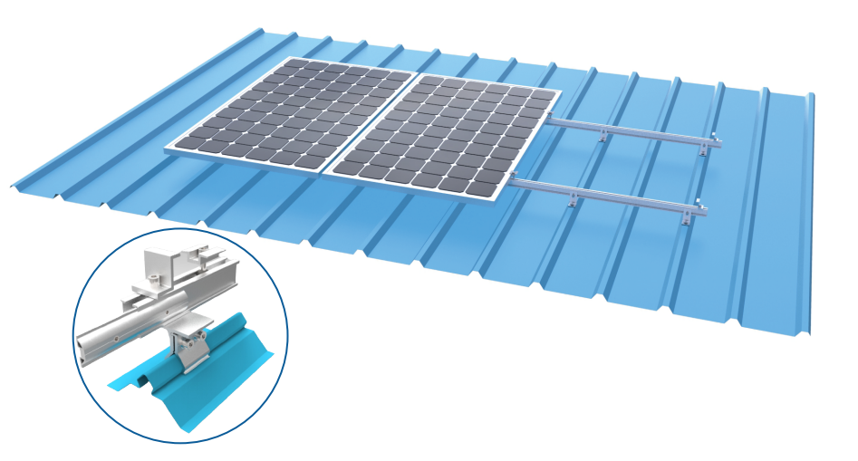 Trapezoidal sheet Roof Mount