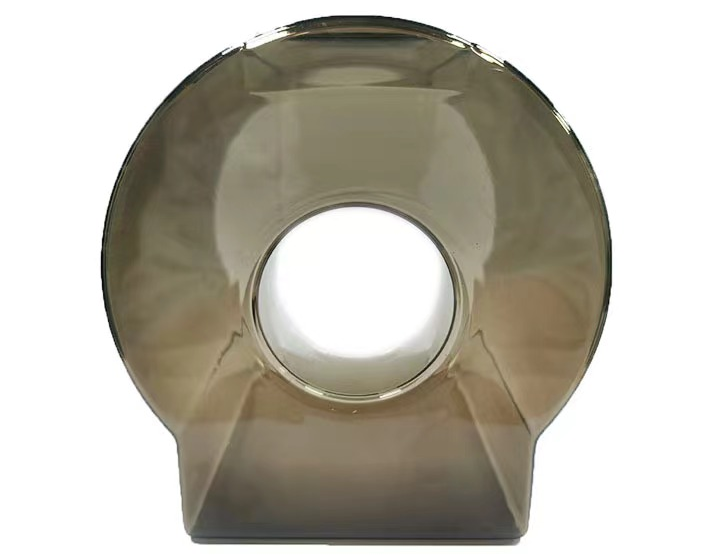 Dark brown transformer shell, electrical appliance shell, packaging shell round