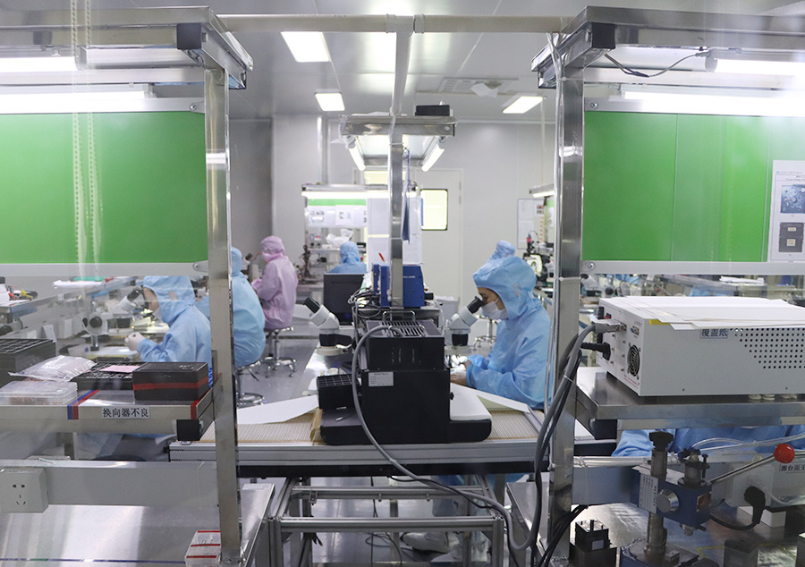 Micro motor production workshop