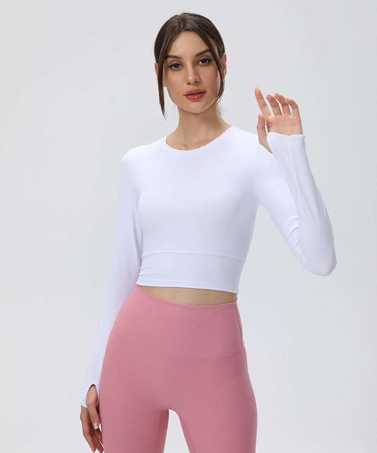 Ribbed long sleeves (without chest pads)