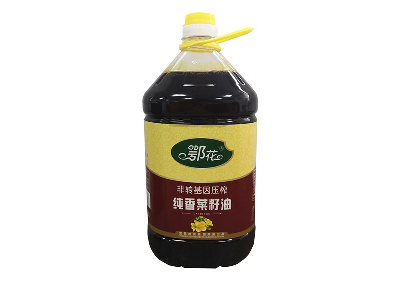 鄂花非转基因纯香菜籽油 5L