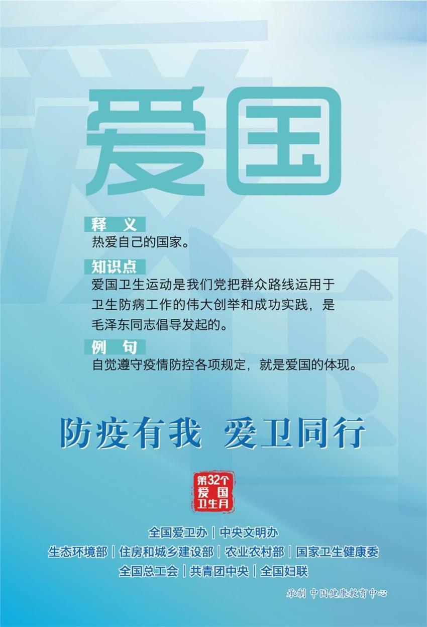 防疫有我 爱卫同行  第32个爱国卫生月活动海报来了！