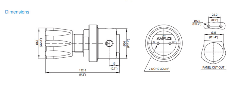 R51 series absolute pressure regulator