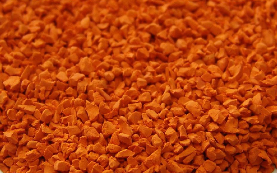 Orange EPDM RUBBER GRANULES