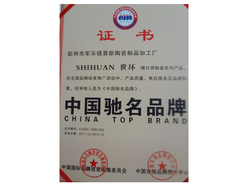 中國(guó)馳名名牌