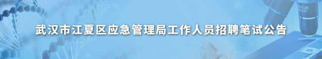 武汉市江夏区应急管理局工作人员招聘笔试公告