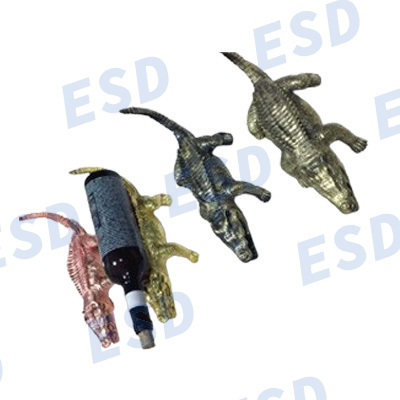 Casted Bronze Crocodile