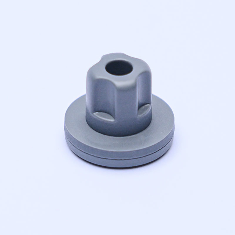 Halogenated butyl rubber stopper for freeze drying for injection