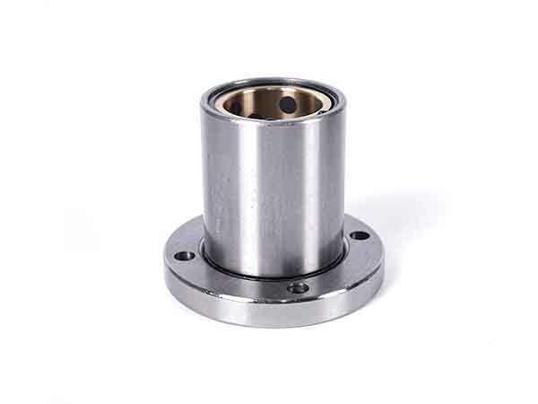 Linear bearings with outer steel and inner copper