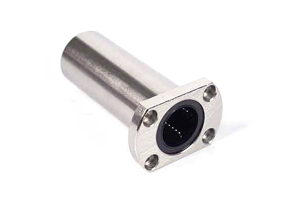 Electroplated LMH elliptical flange extended linear bearing