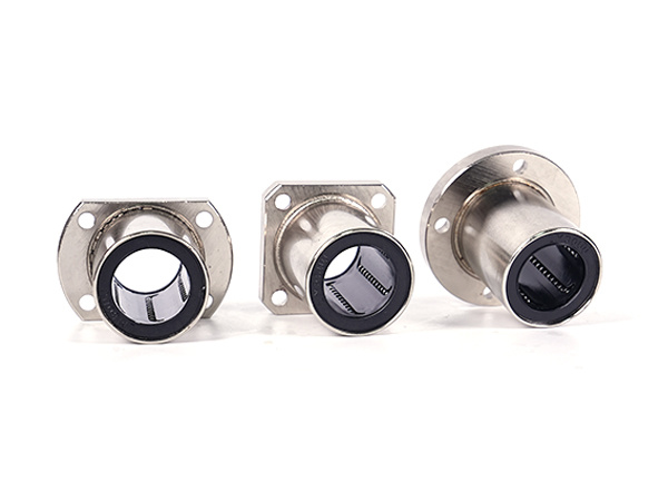 Electroplated flange combination linear bearing