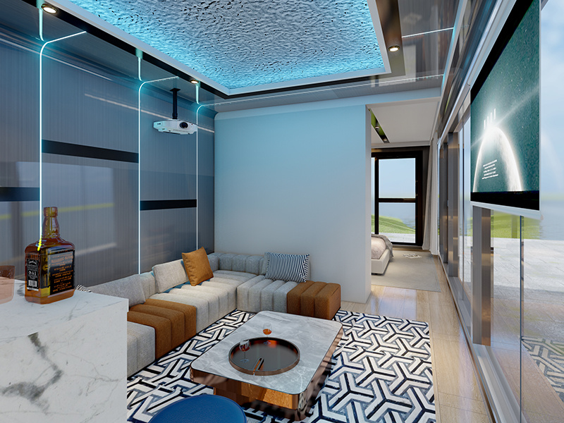 New type of living place - mobile home