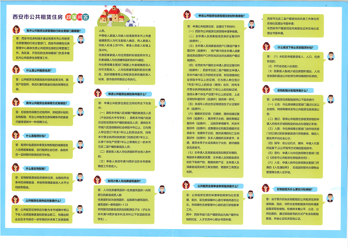 西安市公共租赁住房政策宣传1