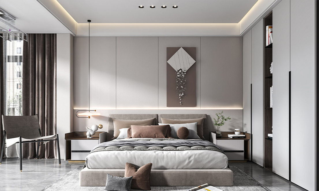 Bedroom background wall_Hubei Greenway New Construction Material ...