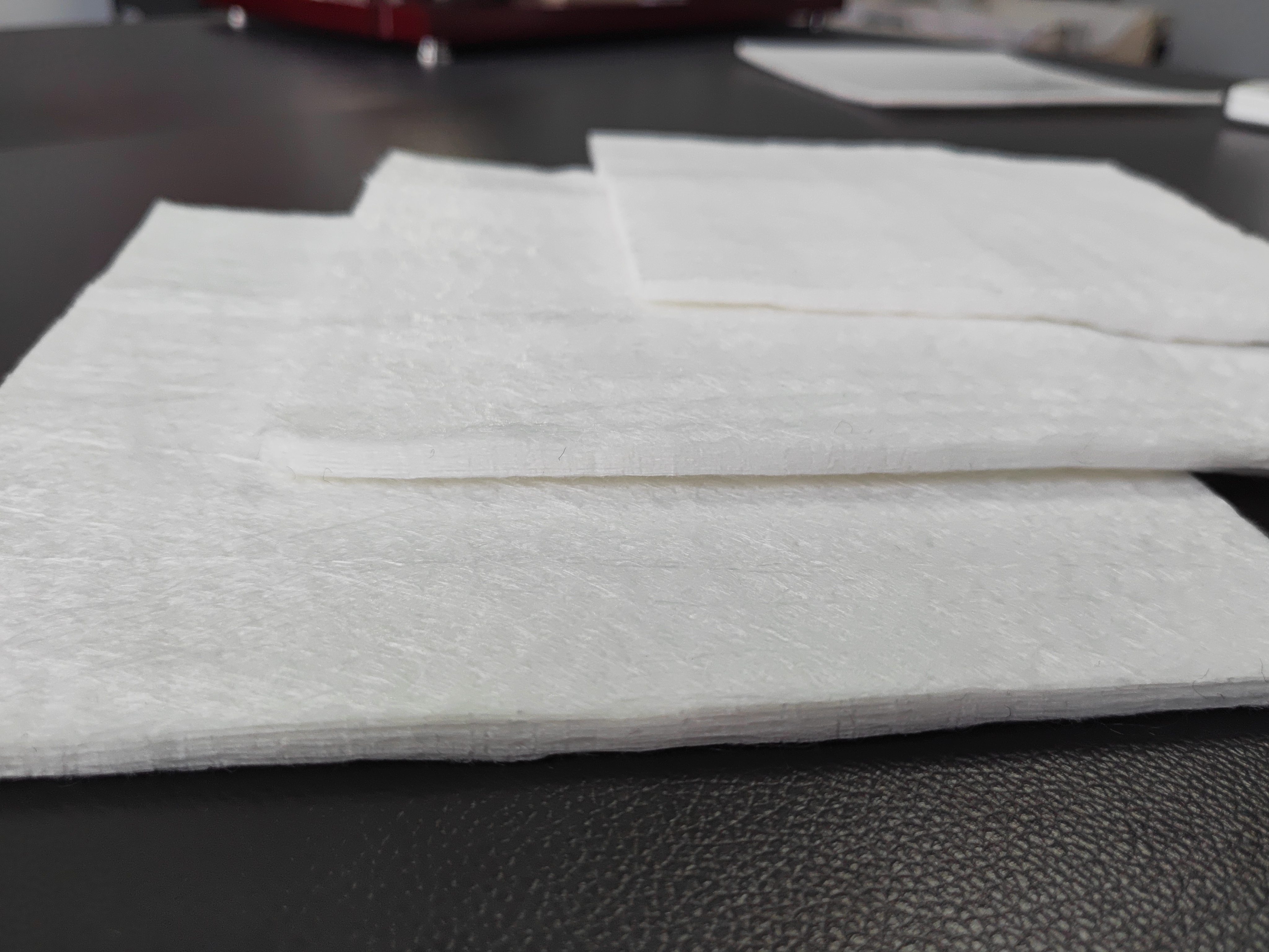 Polyester filament geotextile