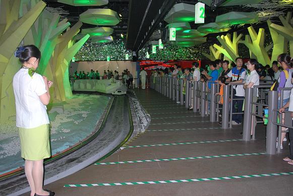 Our turnstile installed for 2010 Shanghai World Expo