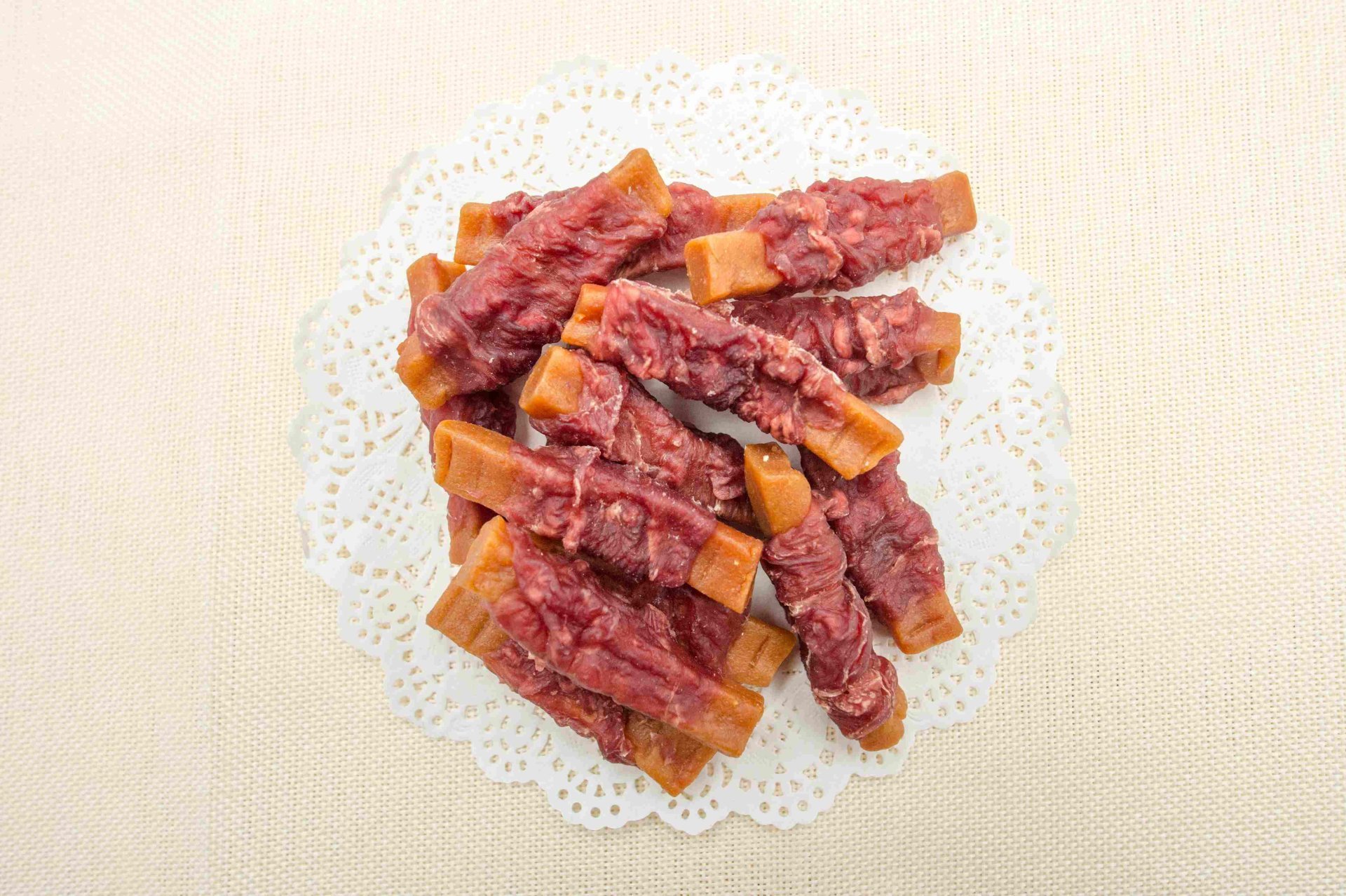 鸭肉缠南瓜条