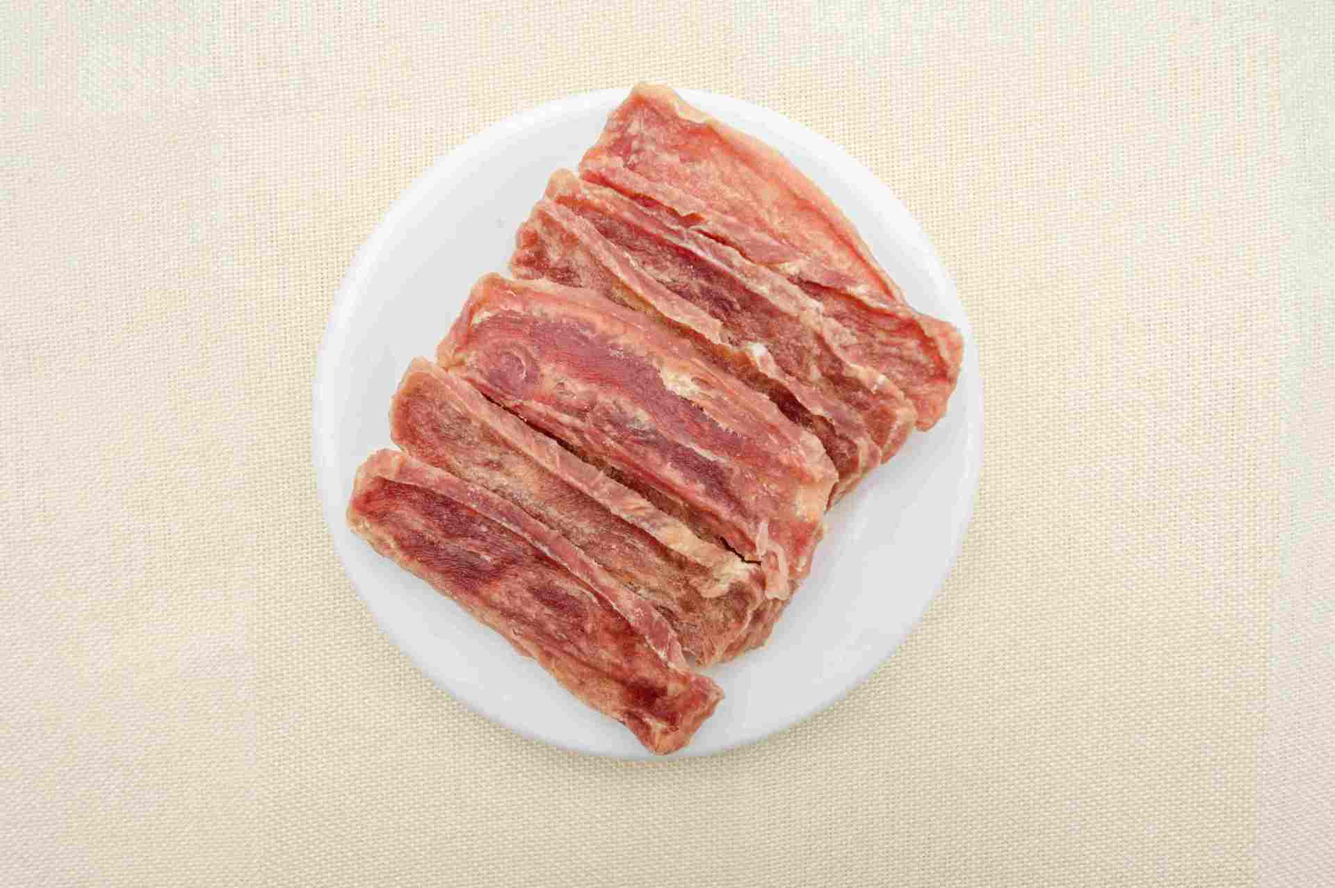 鸭肉短切片
