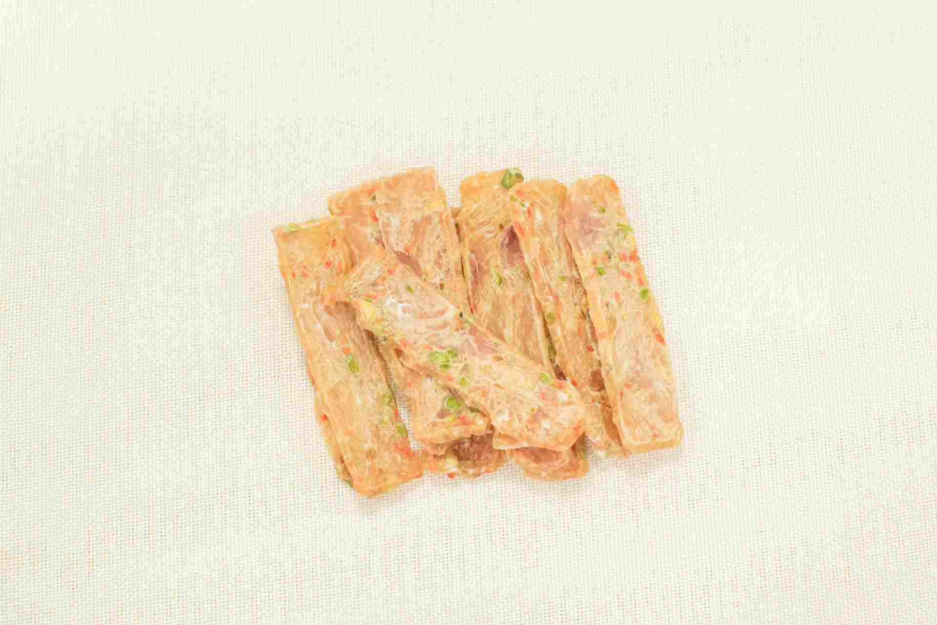 鸡肉蔬菜长切片