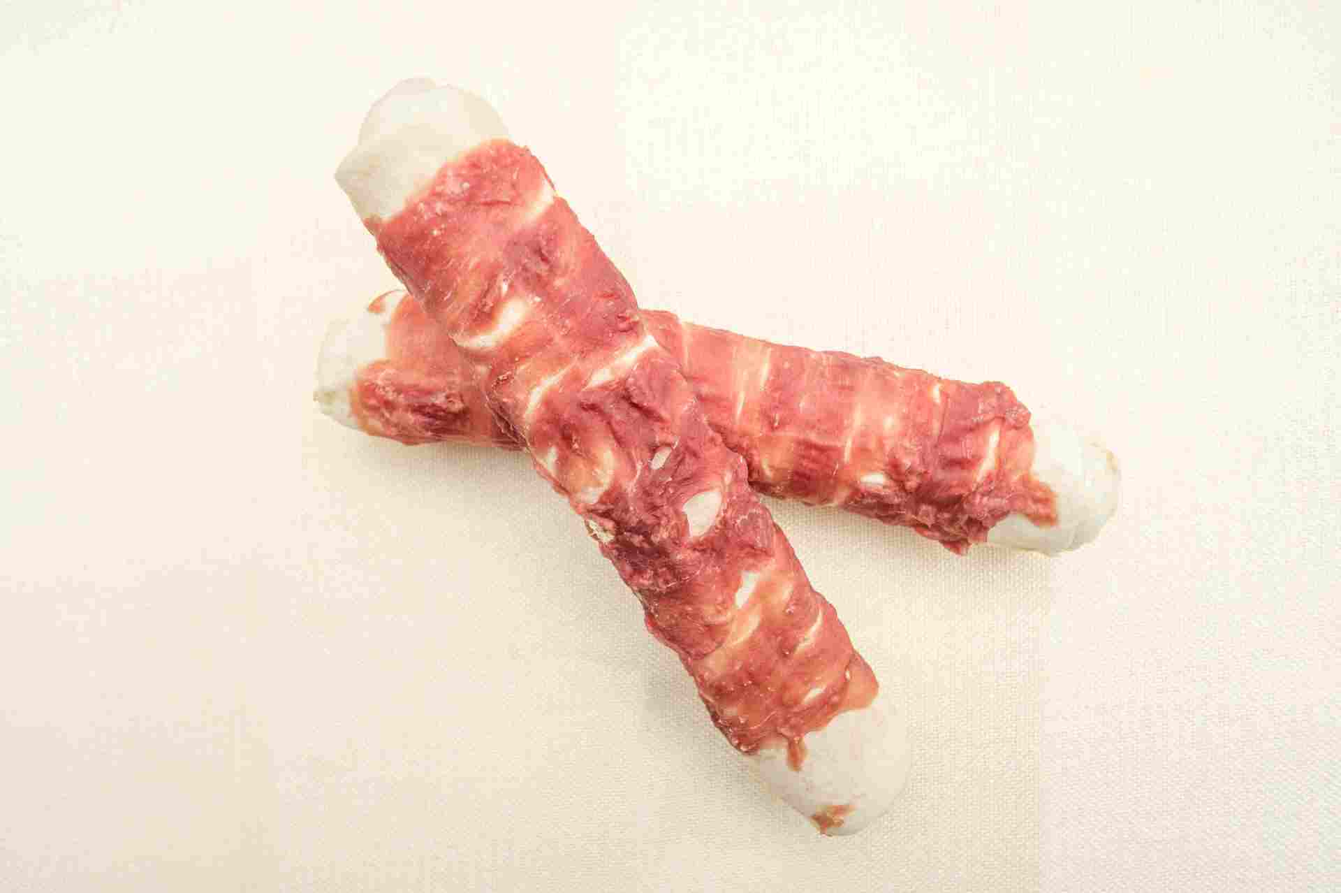 鸭肉缠发泡牛皮棒