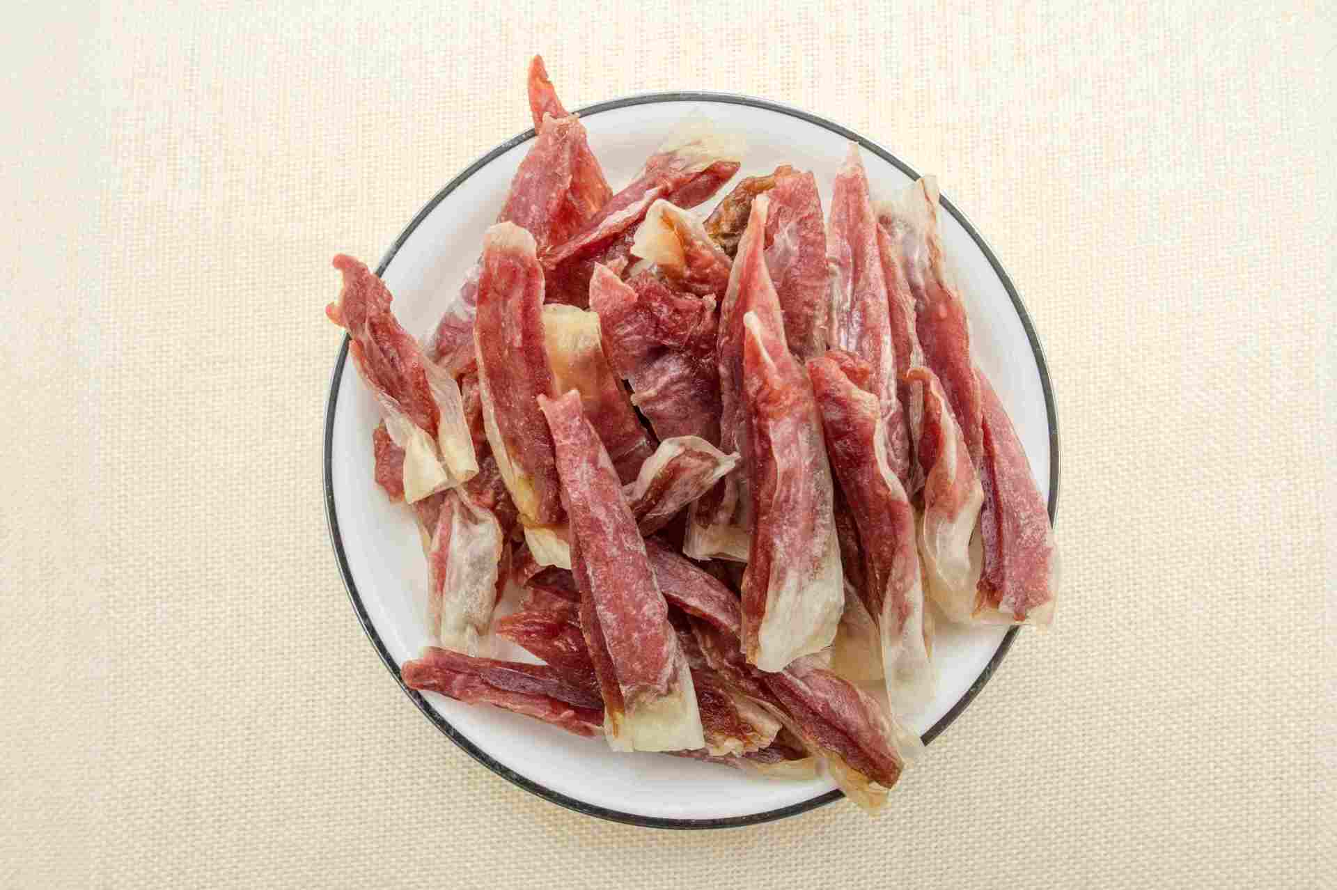 鸭肉裹迷你兔耳朵