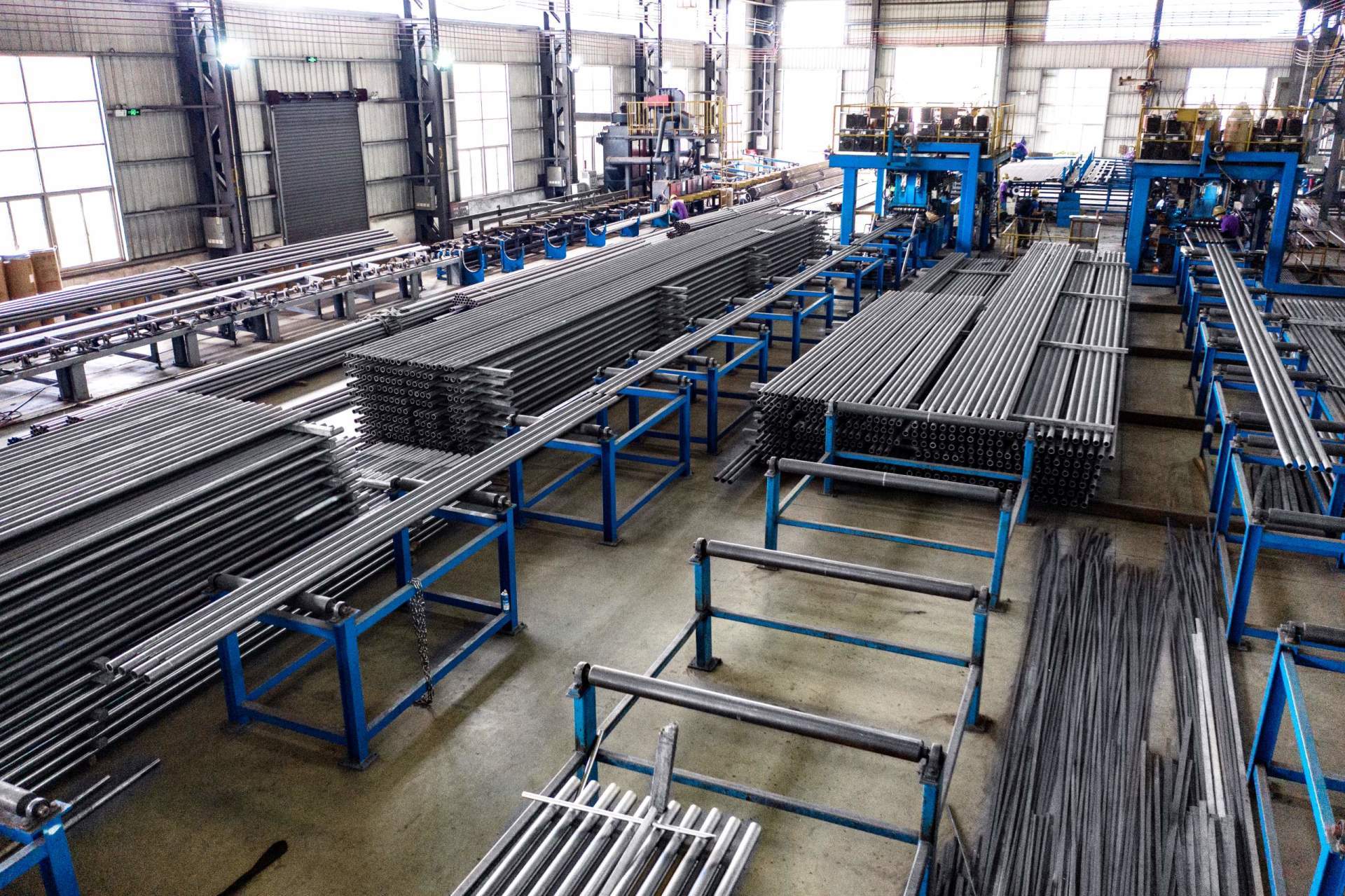 Membrane wall panel production line