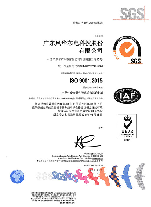 ISO9001 certificate ISO9001 certificate