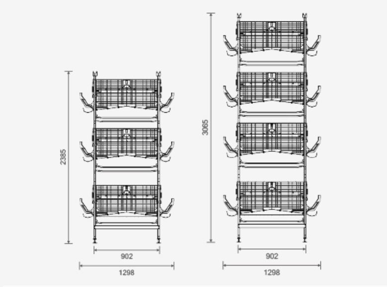 9LRZC-broiler breeder cage