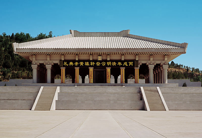 黄帝陵二期工程祭祀大院（殿）工程