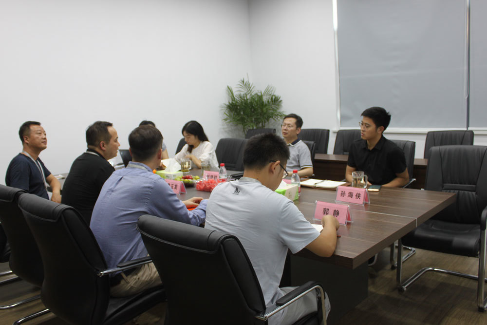 合肥市高新區黨工委委員、管委會副主任一行到貝科邦生物科技調研指導